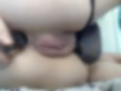 anal with huge dildo 18 cm close to camera!!! wet thight ass by jucielussie