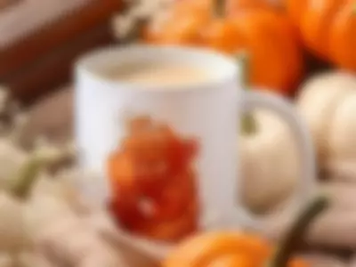 Nora Soreign (Norasoreign) - super cute mug with autumn motif on Camsoda 