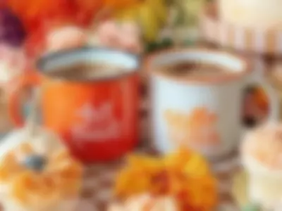 Nicol Pots (Nicolpots) - super cute mug with autumn motif on Camsoda 