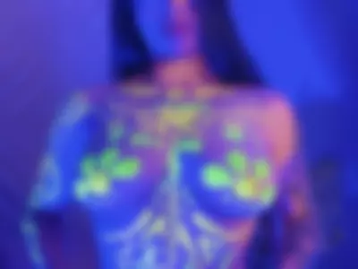 Neon lights for my sensual body by Kate Sunder