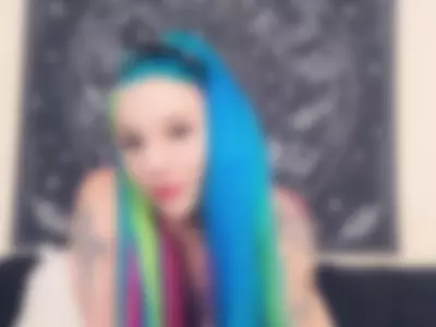 rainbow hair by faeofmyth