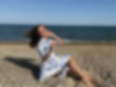 White dress on the horizon by MichelLeeGust
