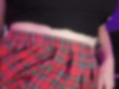 Sexy Plaid Skirt Shoot by Edge_Doll