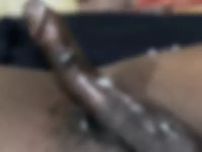 Cum On My  Black Dick by cockandboo