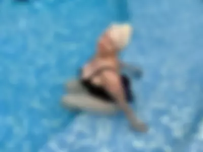 blonde in the pool by failofayear