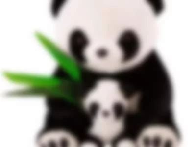 Plushy cute panda like a my totem animal 🐼🤪 by firstlovee