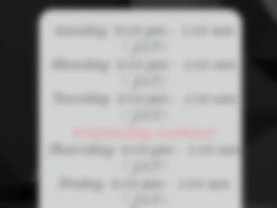My schedule by lulumei