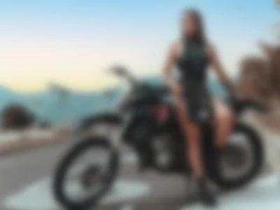 Sexy Girl on Motorcycle by AshlyRiivera