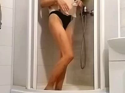 Nicole Tate (Nicoletate) - Shower with wet shirt on Camsoda 