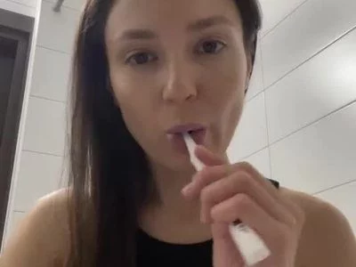 Brushing my teeth by Molly-Smith