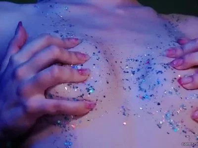 sparkles on my boobies by Leah-L