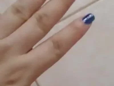 My sexy nails in blue by FeetAmatistaQueenz