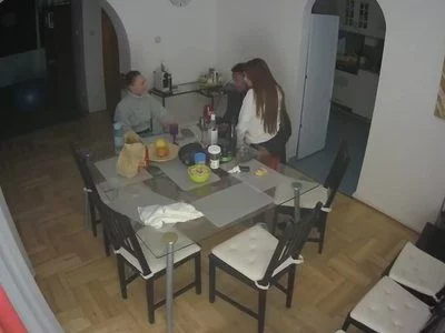 Voyeurcam short clip from voyeurcam-julmodels-dining recorded at January 16, 2024, 11:18 by reallifecam
