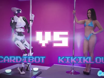 Sex robot Vs Human Cardibot Vs Kiki Klout by Cardibot