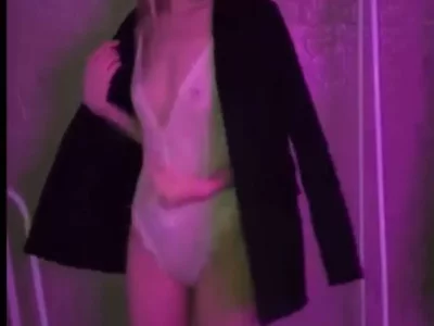 my sexy outfit under a formal jacket🥥🥥🥥 by Ginny