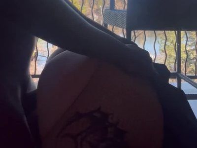 bbc outdoor anal and pussy play