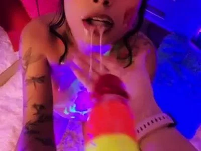 Watch my mouth being fucked for my dominant best friend💦😈 by Bahia Marquez
