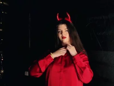 Pam Dares (Pamdares) - Christmas magic in a devil costume, on Camsoda 