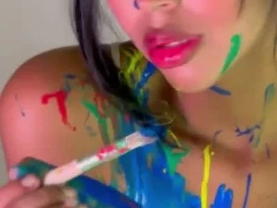 A visual orgasm in each brushstroke by Skarlett Joi