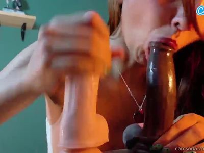 How many dicks can fit inside my mouth?🤔 surprise at the end