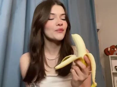 Eating a banana! by zia-ember