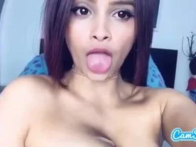 Spit my boobs a little by beautiful-lady