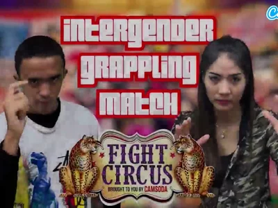 Fight Circus 1 - Fight 3 - Surprise Man vs Woman Fight by Fight Circus  LIVE