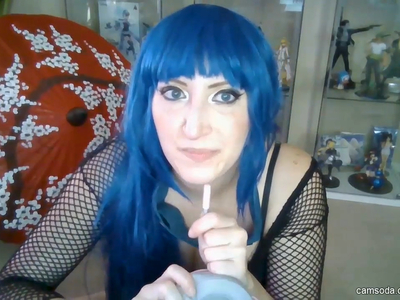 Full Body Fishnet Suit Show by Vamplettes