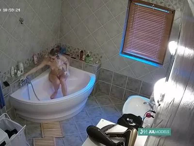 Julmodels Bathroom 1st Floor-1 (voyeurcam-julmodels-bath-1st-1) XXX Porn Videos - Female Showering