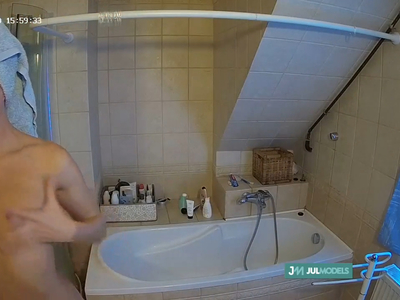 Girl Showering by Julmodels Bathroom 2nd Floor-1
