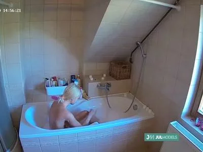 Girl Bathing & Shaving by Julmodels Bathroom 2nd Floor-1