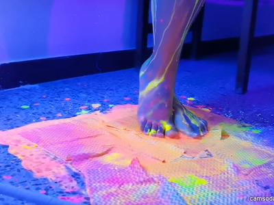 Touch My Neon Body by Gina Reid