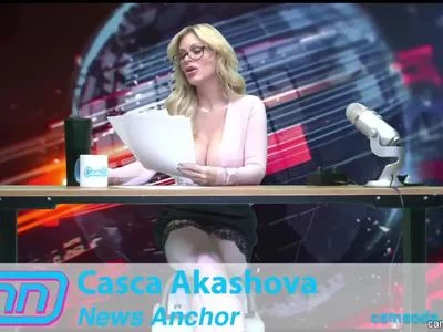 Blonde MILF with Huge Tits Casually Reads the News While on Sybian by snn