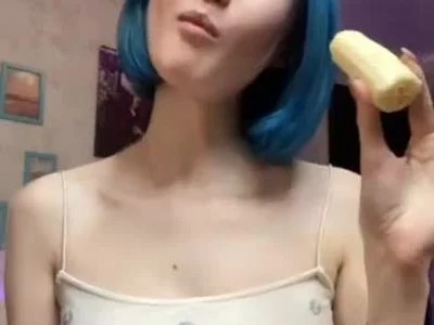 Eating banana by Molly-Kelt