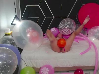 fucking my toy and my balloons by katherine-petite