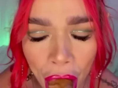 Double cum💦💦, after a delicious deepthroat 🍆🥵 by Lea Thompson