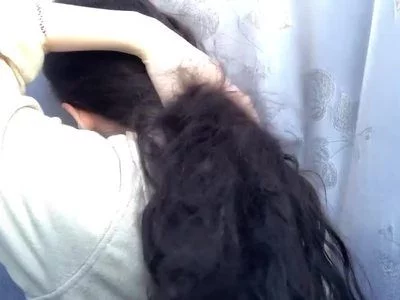 long hair brushing by BonnieHill